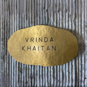 Brass Nameplate